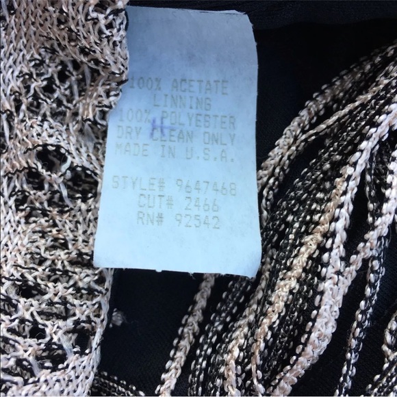 NWT Harlow Maxi Dress Taupe Knit Lace Fringe Hem - Picture 4 of 8